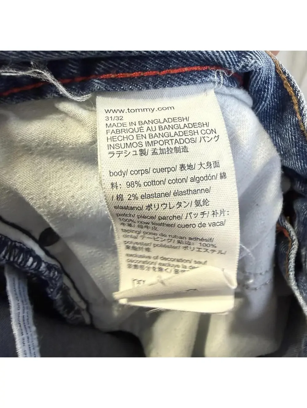 Vintage Tommy Hilfiger Slim Tapered Denim Jeans Size 31/32